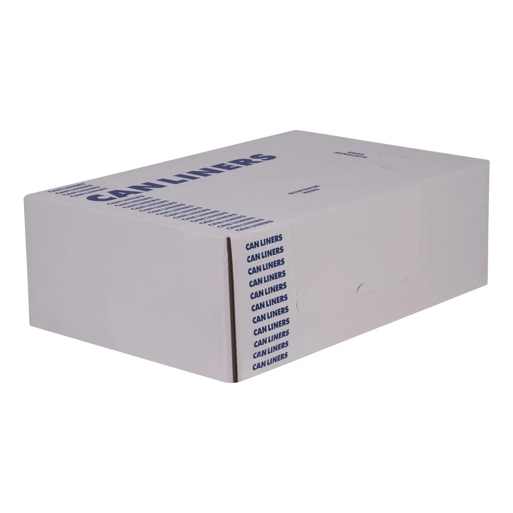 Can Liner, High Density, 43x48, Black, 22 Micron, Fits 56 Gallon 2