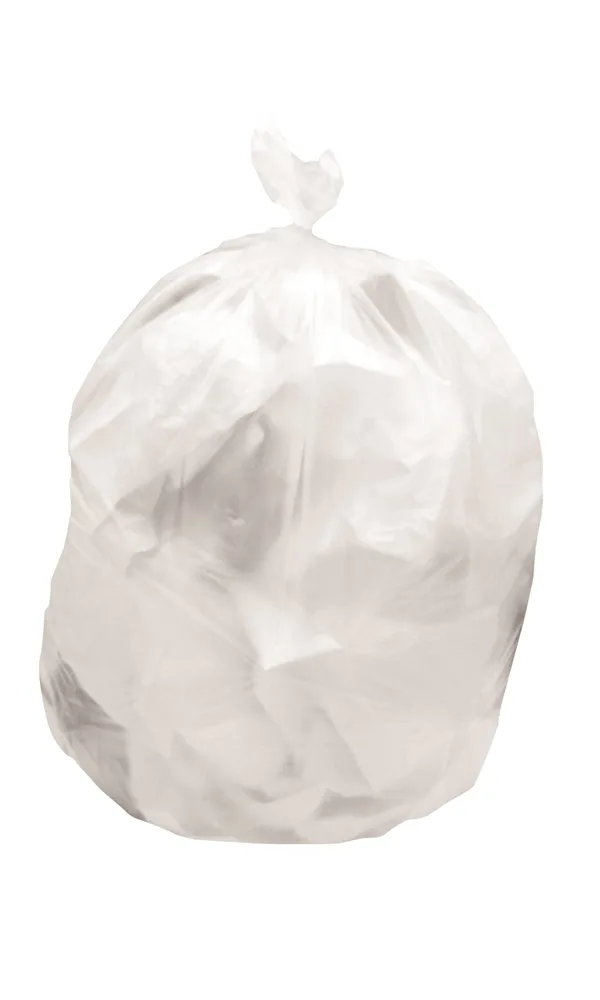 Can Liner, High Density, 38x60, Natural, 17 Micron, Fits 60 Gallon 0