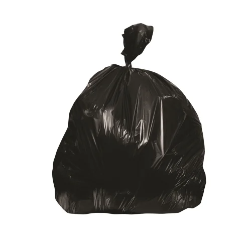 Can Liner, High Density, 40x48, Black, 22 Micron, Fits 40-45 Gallon