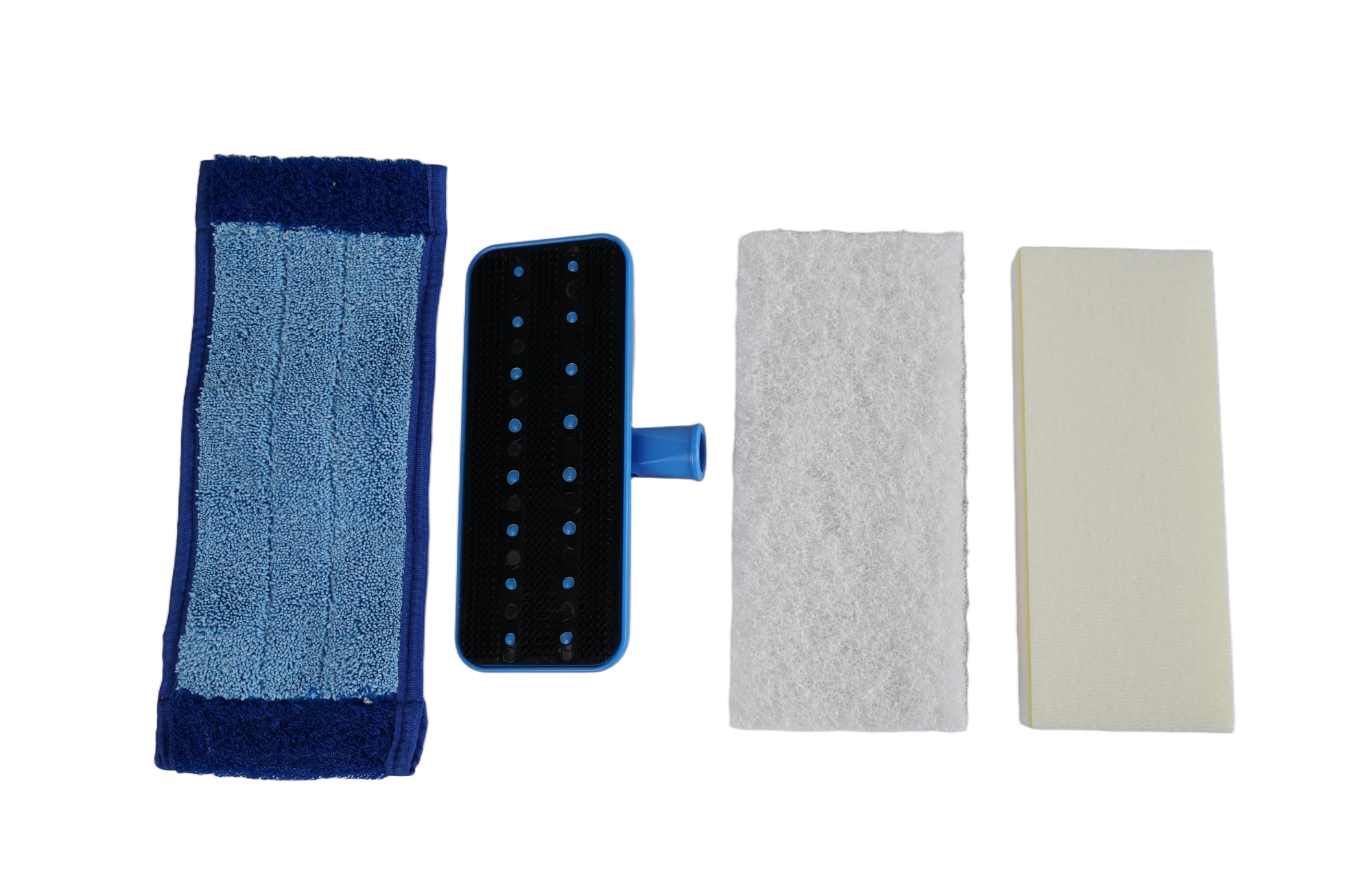 Swivel Pad Holder with Microfiber, Scrubbing and Eraser Pads 0