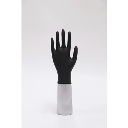 Subtle Touch Nitrile Gloves Powder Free, Black, Large