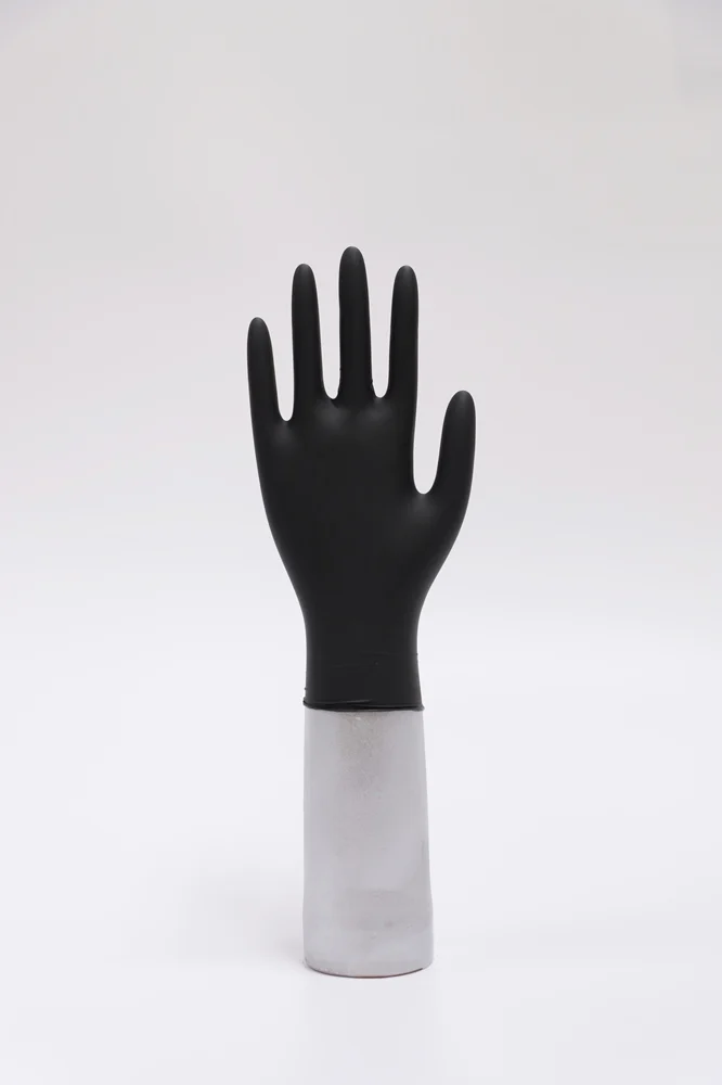 Subtle Touch Nitrile Gloves Powder Free, Black, Medium 0