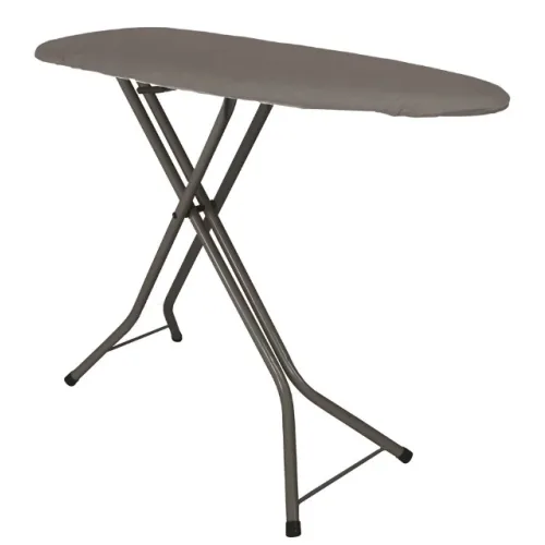 Compact Dual-Leg Ironing Board, 40"x13", Black Cover