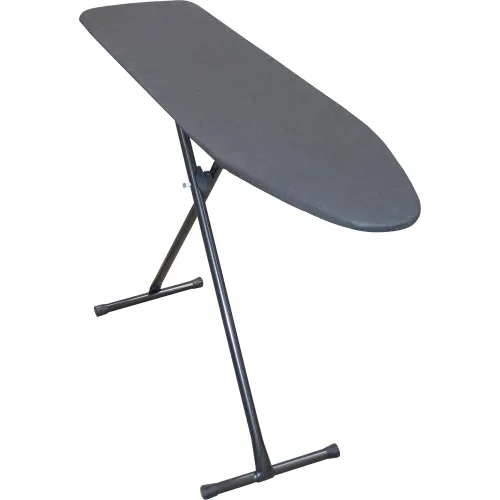 Basic Ironing Board, 53"x13.5", 1.10” T Leg, Charcoal Cover