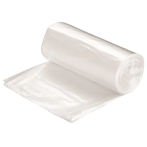 Can Liner, Low Density, 24x32, Clear, 0.50 Mil, 20 Rolls, Fits 12-16 Gallon