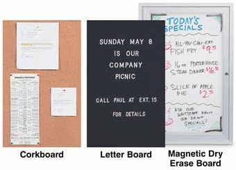 3-in-1 Combo Boards - Satin Aluminum Frame