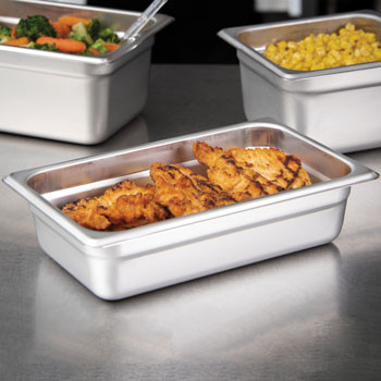 Quarter Size Steam Table Pan - 2.5" Deep 0