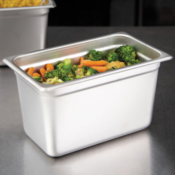Quarter Size Steam Table Pan - 6" Deep
