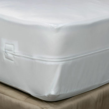 Stretch Polyester Zippered Mattress Cover - Full XL 54"x80"x9"