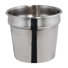 Round Steam Table Inset Pan - 7 Qt.