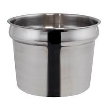 Round Steam Table Inset Pan - 11 Qt. 0