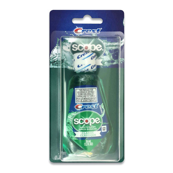 Scope Mouthwash 1.2 oz. Bottle - 4/pk.