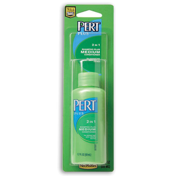 Pert Plus Shampoo Conditioner 1.7 oz. Bottle - 4/pk.