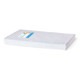 Zippered White Crib Sheet For 3"-4" Thick Mattress 1
