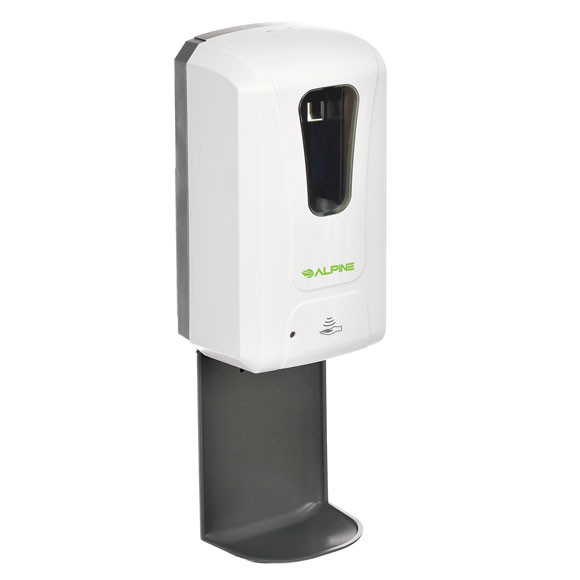 Automatic Dispenser with Drip Tray - White