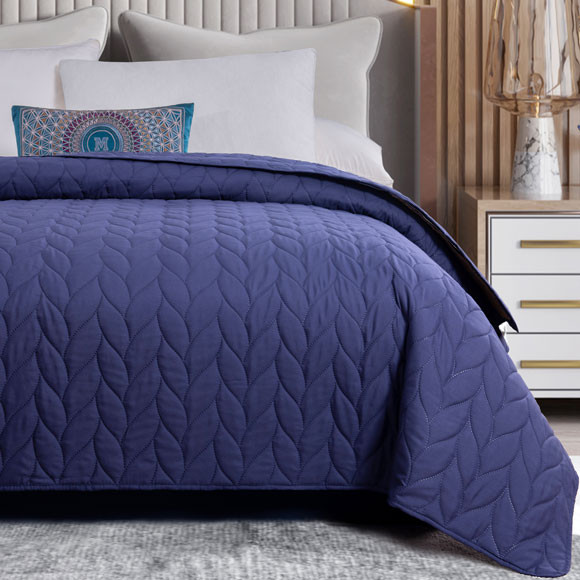 Braided Quilted Coverlet - Twin XL 72"x96"
