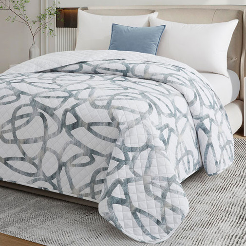 Aries Pinsonic Quilted Coverlet - Queen 94"x96" 0