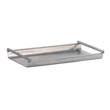 Brushed Metal Rectangular Amenity Tray w/ Handles