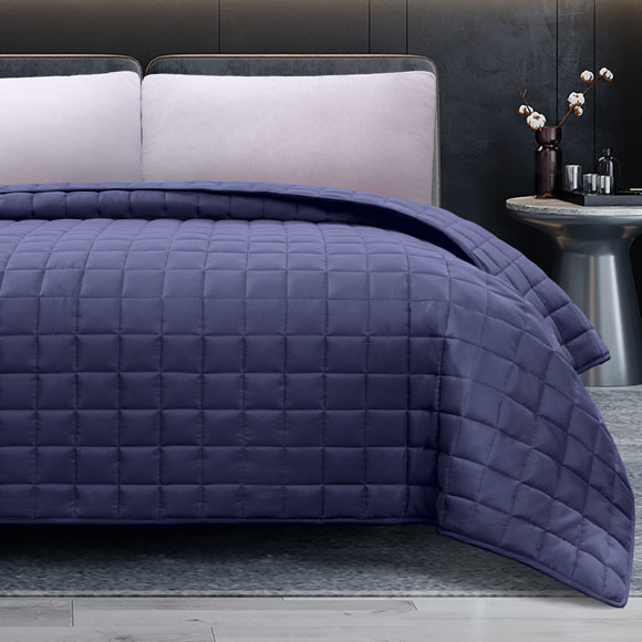 Belgian Quilted Reversible Coverlets - Full XL 84"x96" 2