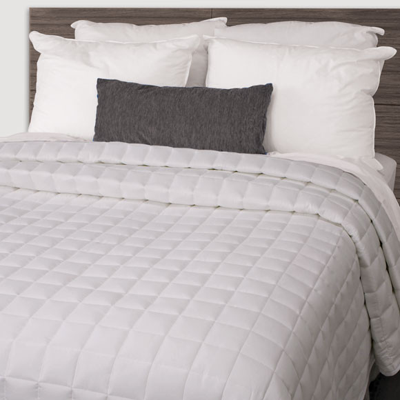 Belgian Quilted Reversible Coverlets - Queen 94"x96"