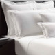 Basketweave White Woven Top Sheet - King 114" x 115" 2