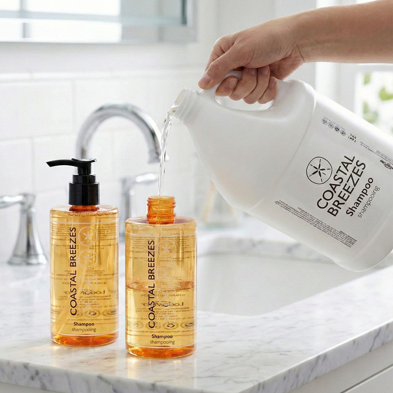 Coastal Breezes Shampoo Gallon Bottle - 2/cs. 0