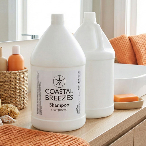 Coastal Breezes Shampoo Gallon Bottle - 2/cs. 1