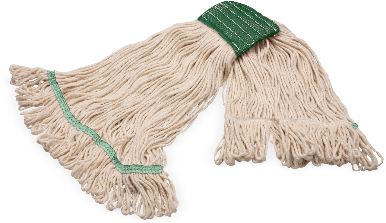 20 oz. (Medium) Cotton/Synthetic Blend Mop - Natural/Green