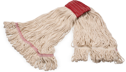 24 oz. (Large) Cotton/Synthetic Blend Mop - Natural/Red 0