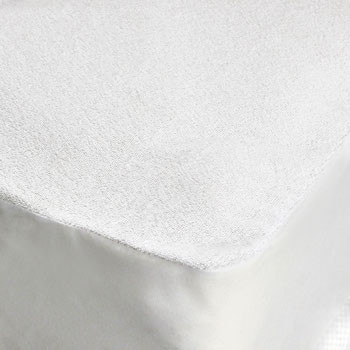 Coral Fleece Zippered Mattress Protector - Full XL 54" x 80" x 13-17"D 1