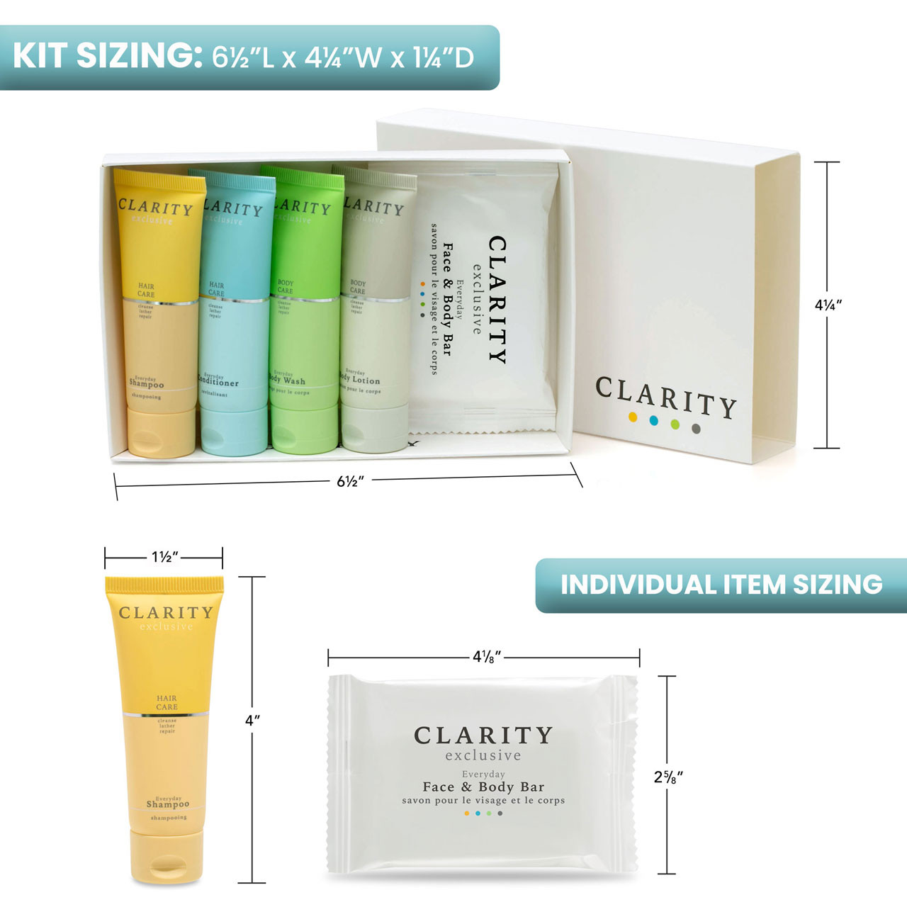Clarity Amenity Kit - 30 Kits/cs. 1