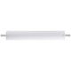 14"W Ceiling Light with White Linen Shade 1