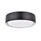 14"W Ceiling Light with White Linen Shade 3