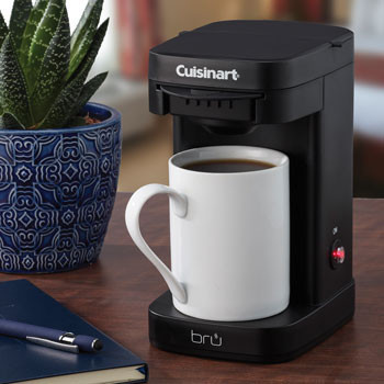Cuisinart BRU 1-Cup Coffee Maker - Black 0