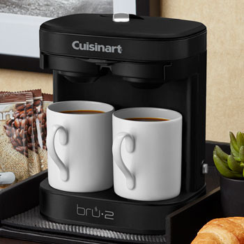 Cuisinart BRU 2-Cup Coffee Maker - Black