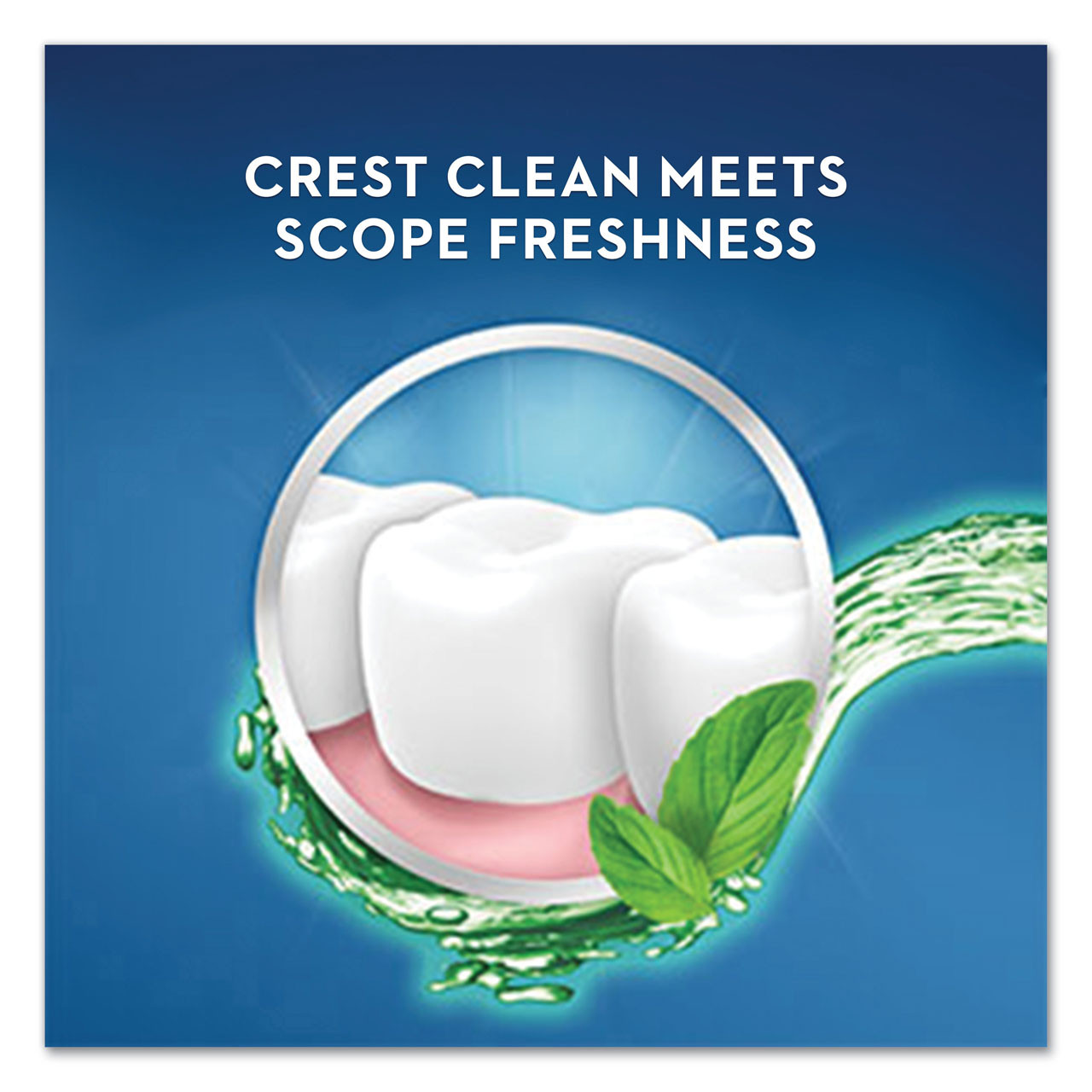Crest Scope 1.2 oz. Classic Mint Mouthwash - 180/cs. 1