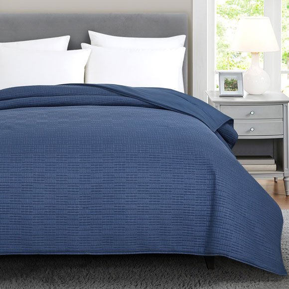 Cloud Jacquard Quilted Coverlet - Full XL 84"x92"