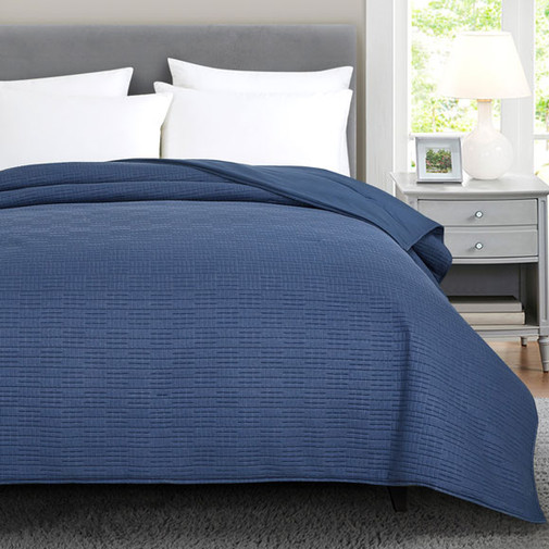 Cloud Jacquard Quilted Coverlet - Full XL 84"x92" 3