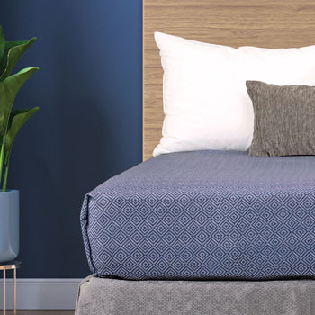 Diamonds 100% Polyester Top Sheet - Queen 94" x 96"
