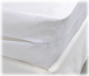 Polypropylene Zippered Mattress Cover - Twin 39"x75"x9"
