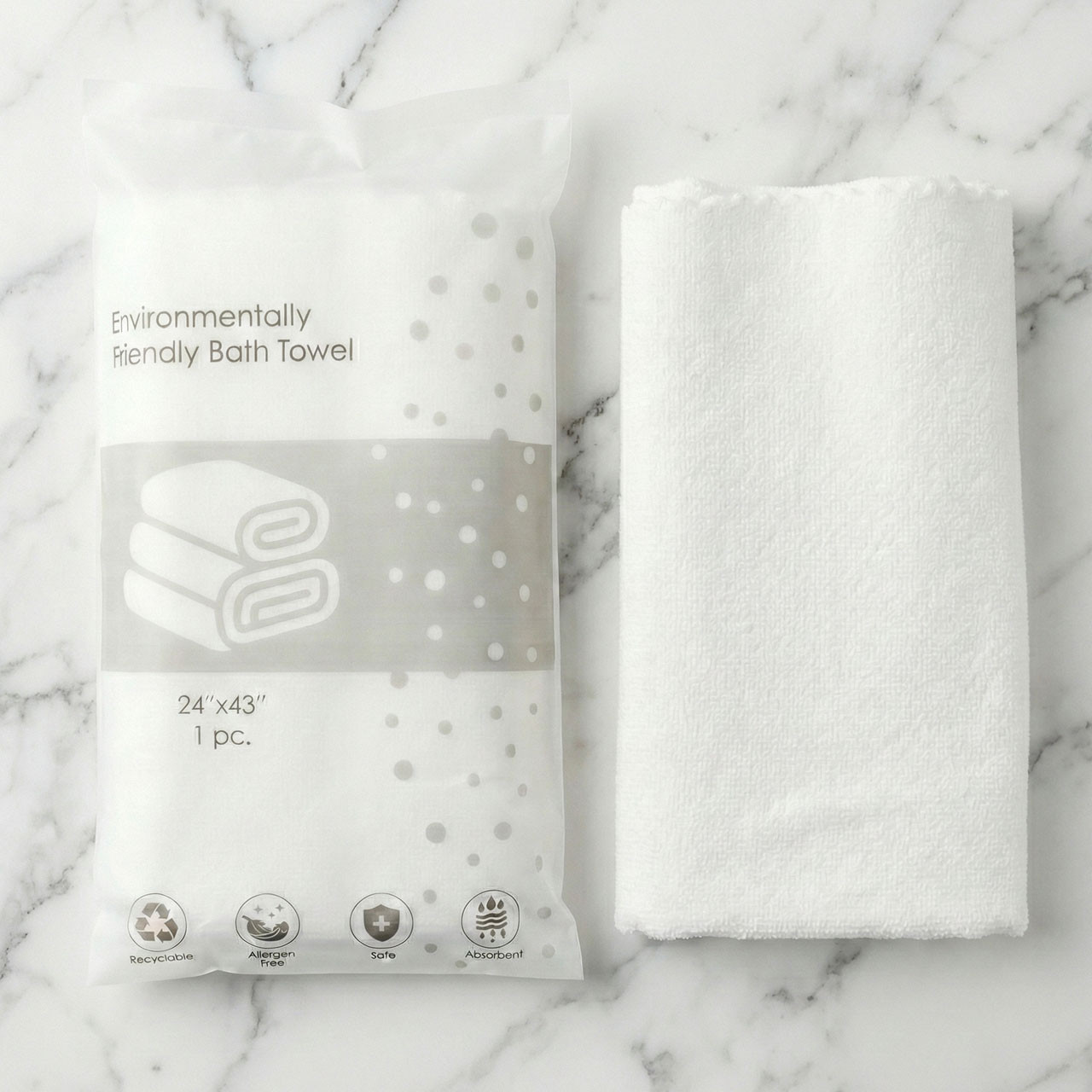 "Single Stay" Bath Towel - 24"x43" - 25/pk.