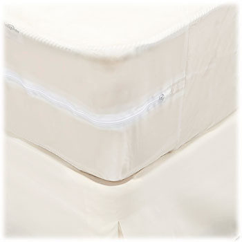 3 Ga. Vinyl Zippered Mattress Cover - Full 54"x75"x9"