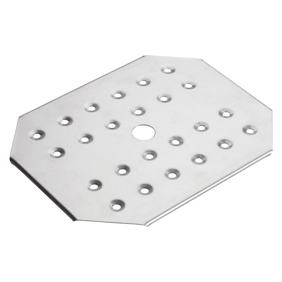 Half Size (1/2) Stainless Steel Steam Table Pan False Bottom - 11.06"L x 8.75"W
