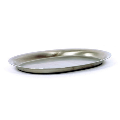 Brushed Metal Oval Amenity Tray
