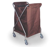 Folding Linen Cart - 23.75" x 23.75" x 40"
