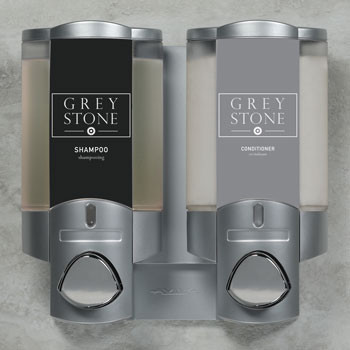 Aviva™ 2-Chamber GreyStone Dispenser 0