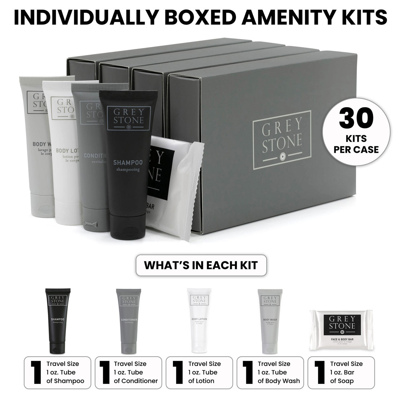 Greystone Amenity Kit - 30 Kits/cs. 0