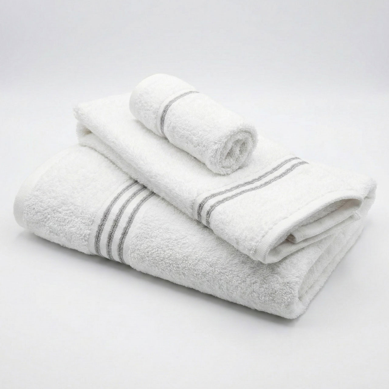 Geneva 16" x 30" White Hand Towel - 6/pk.