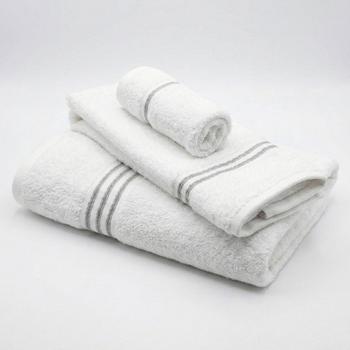 Geneva 16" x 30" White Hand Towel - 6/pk. 0