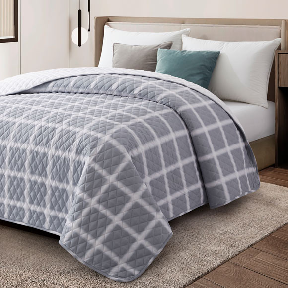 Harmony 7 oz. Quilted Coverlet - Full 84"x96" 1